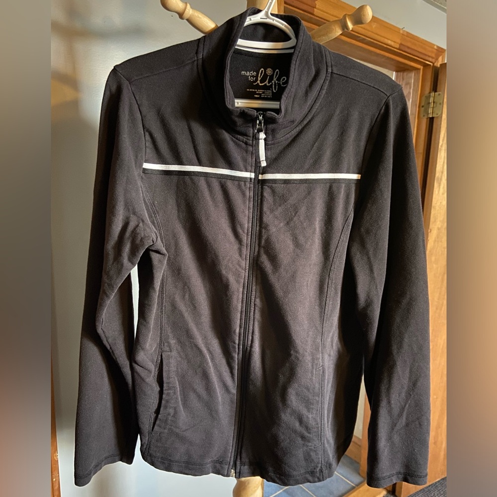 Black zip up